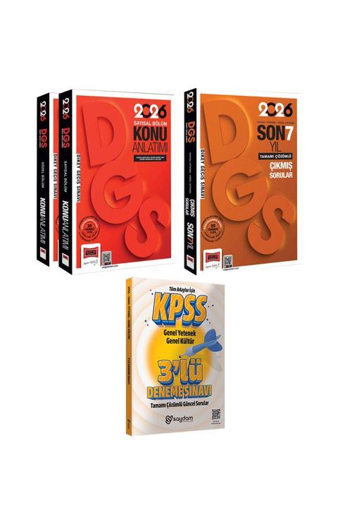 2026 DGS Sayısal-Sözel Yetenek Konu Anlatımlı Modüler Set(2 Cilt)-Son 7 Yıl Çıkmış Sorular
