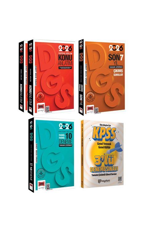 2026 DGS Sayısal-Sözel Yetenek Konu Anlatımı 2Cilt-Son 7Yıl Çıkmış Sorular-Çözümlü Fasikül 10 Deneme