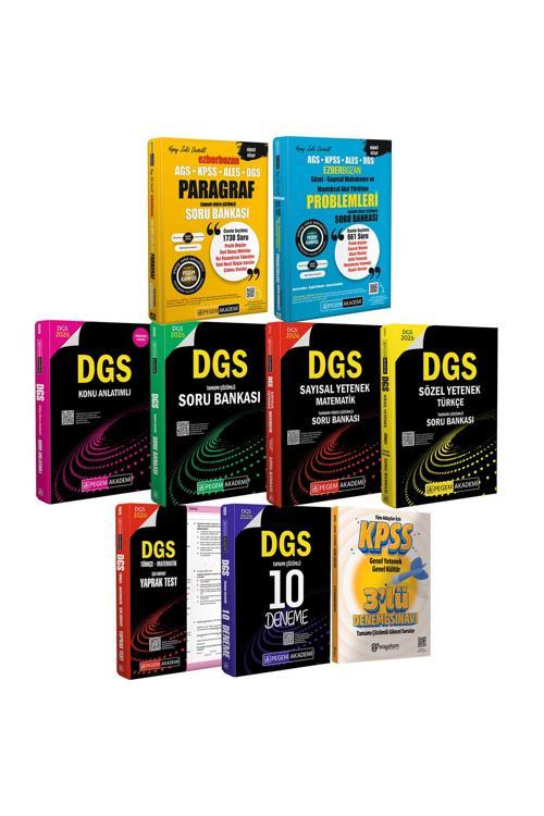2026 DGS Kazandıran Set(Konu-Soru-Sözel Sayısal Yetenek-Yaprak Test-10 Deneme)Paragraf-Akıl Yürütme