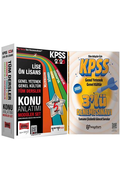 2026 KPSS Lise Ön Lisans GYGK Tüm Dersler Çıkmış Sorularla Analizli Konu Anlatımı 5 Kitap-1296 Sayfa