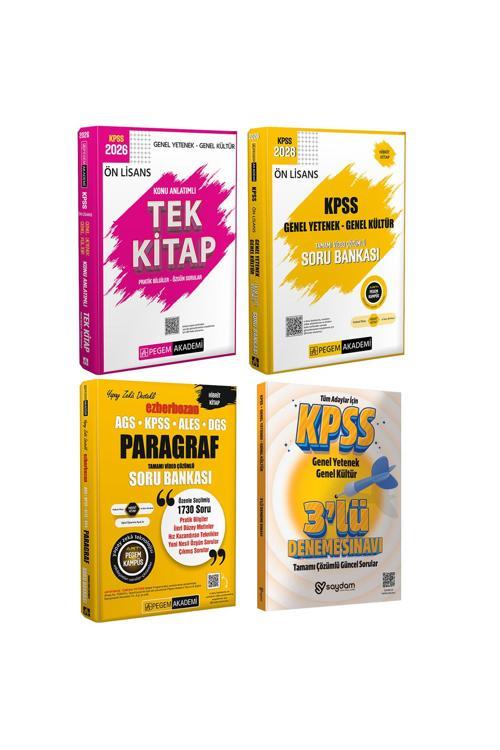 2026 KPSS GYGK Ön Lisans Konu Anlatımı(688 sayfa)-Video Çözümlü Soru Bankası(526 sayfa)-Paragraf