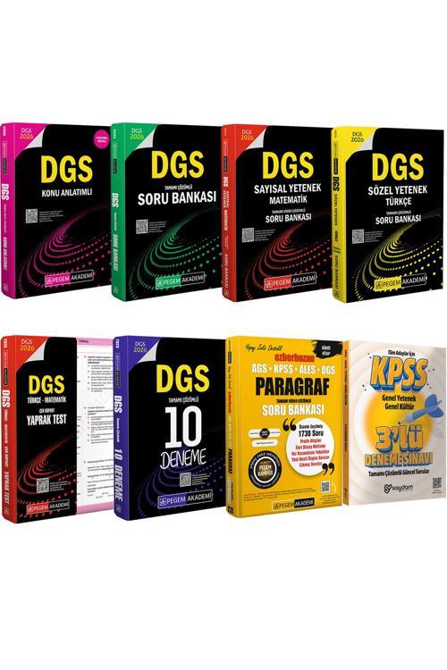 2026 DGS Kazandıran Set(Konu-Soru Bankası-Sözel Sayısal Yetenek-Yaprak Test-10 Deneme)Paragraf