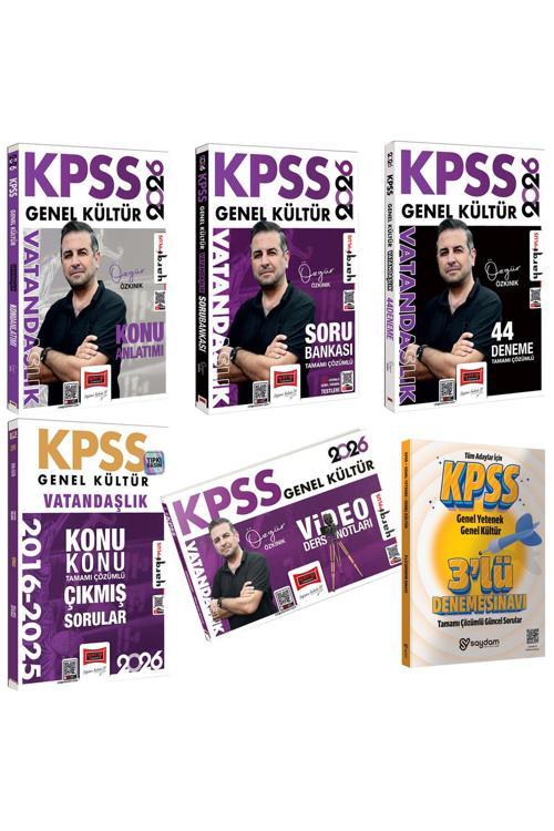 2026 KPSS Vatandaşlık Konu Anlatımı-Soru Bankası-Video Ders Notları-44 Deneme-Çıkmış Sorular