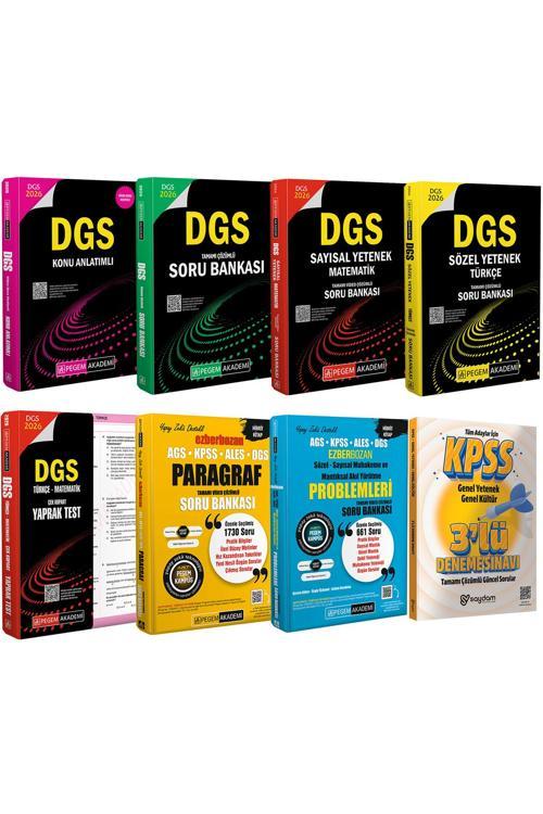 2026 DGS Mega Set(Konu-Soru-Sözel Sayısal Yetenek Soru Bankası-Yaprak Test)Paragraf-Akıl Yürütme