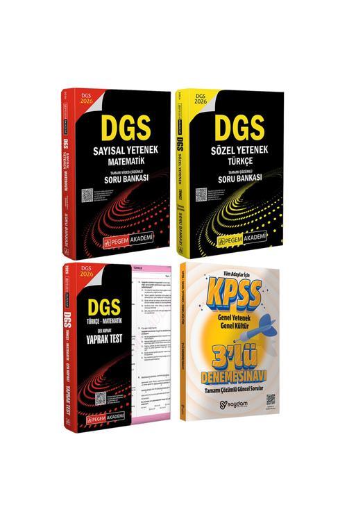 2026 DGS Sözel-Sayısal Yetenek Matematik Tamamı Video Çözümlü Soru Bankası-Çek Kopart Yaprak Test