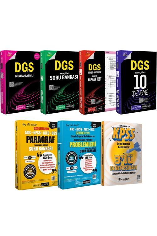 2026 DGS Konu Anlatımı-Çözümlü Soru Bankası-Çek Kopart Yaprak Test-10 Deneme-Paragraf-Akıl Yürütme