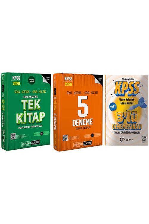 2026 KPSS GYGK Konu Anlatımlı Tek Kitap(688 syf)-Tamamı Çözümlü 5 Deneme(Hibrit,120 sayfa,600 soru);