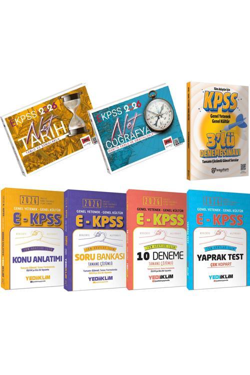 2026 E-KPSS GYGK Akılda Kalan Tarih-Coğrafya-Konu Anlatımı-Çözümlü Soru Bankası-10Deneme-Yaprak Test