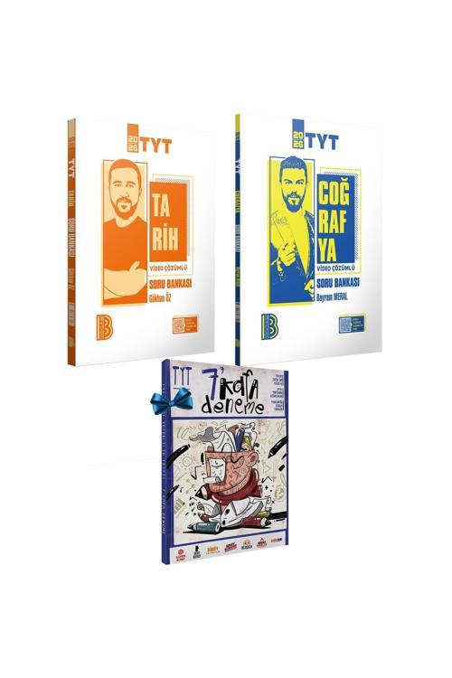 2026 TYT Tarih-Coğrafya Video Çözümlü Konu Özetli Soru Bankası-TYT 7 Kafa Deneme Hediye