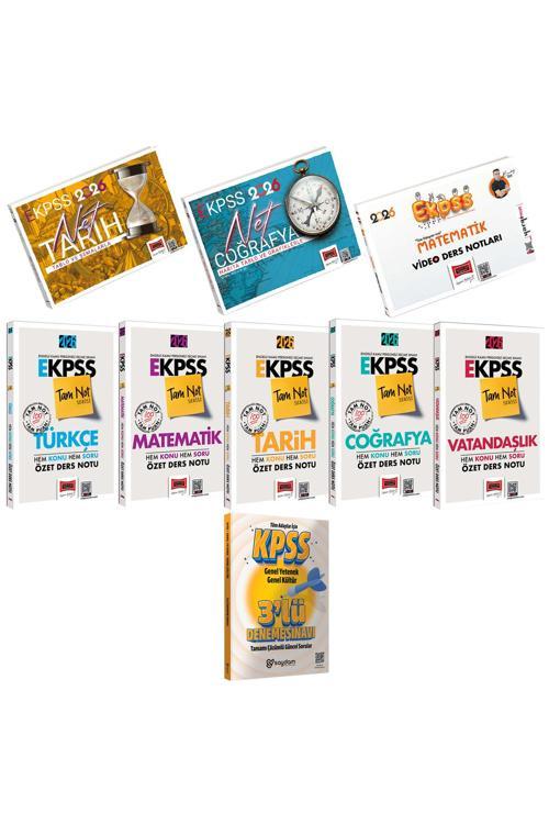 2026 E-KPSS Tüm Dersler Özet Ders Notu-Tablolarla Tarih ve Coğrafya-Matematik Video Ders Notları