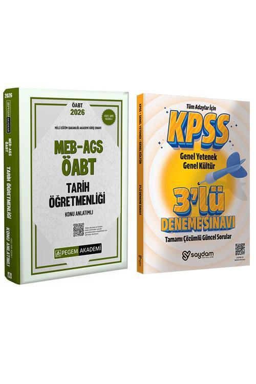 2026 MEB AGS ÖABT Tarih Öğretmenliği Konu Anlatımı(Video Ders Hediyeli)(824 sayfa)
