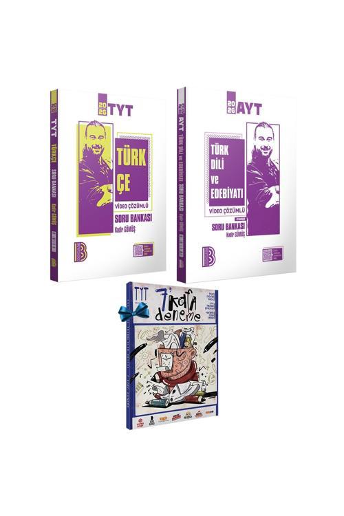 2026 TYT-AYT Türkçe-Türk Dili ve Edebiyatı Tamamı Video Çözümlü-Konu Özetli Soru Bankası-7 Deneme