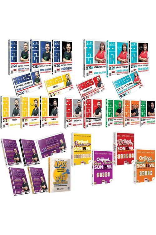 2026 MEB AGS Mega Set(Konu-Soru-Deneme-Video Ders)Paragraf-Sözel Sayısal Y-Problemler Çıkmış Sorular