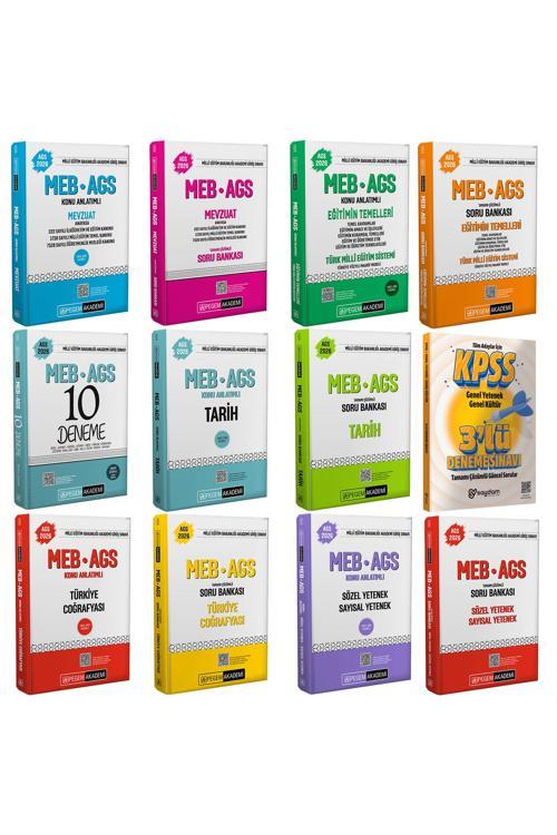 2026 MEB AGS Konu Anlatımı-Çözümlü Soru Bankası-10 Deneme