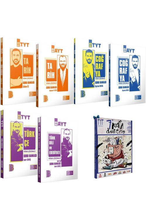2026 TYT AYT Türkçe(Türk Dili ve Edebiyatı)-Tarih-Coğrafya Video Çözümlü Soru Bankası Seti