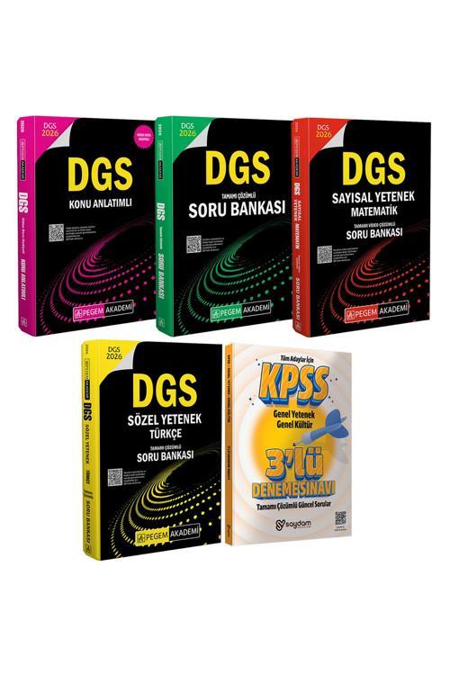 2026 DGS Konu Anlatımı(Video Ders Hediyeli)-Çözümlü Soru Bankası-Sözel Sayısal Yetenek Soru Bankası