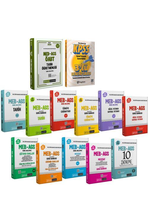 2026 MEB AGS ÖABT Tarih Öğretmenliği Konu Anlatımı(Video Ders Hediyeli)(824 sayfa)AGS Konu Soru Seti
