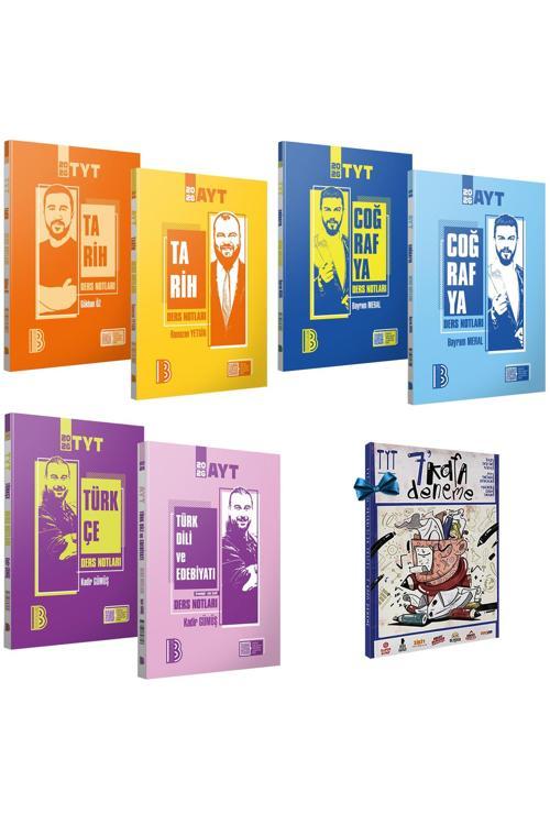 2026 TYT AYT Türkçe(Türk Dili ve Edebiyatı)-Tarih-Coğrafya Ders Notları Seti