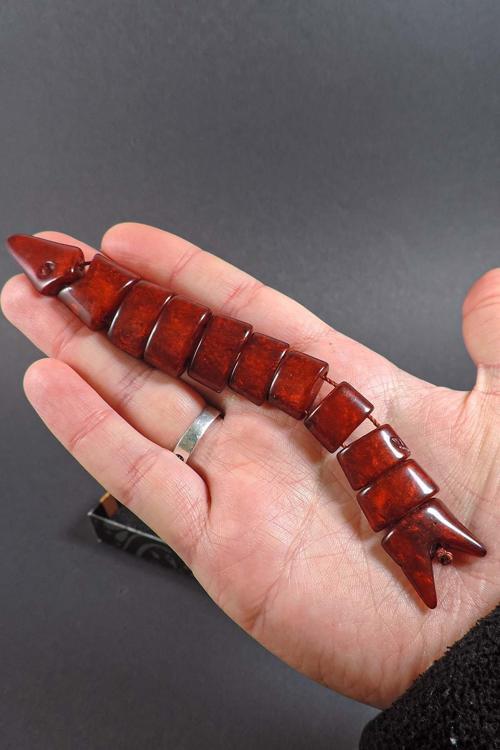 Sedefimsi Bordo Renk Stres İçin Balık Tesbih