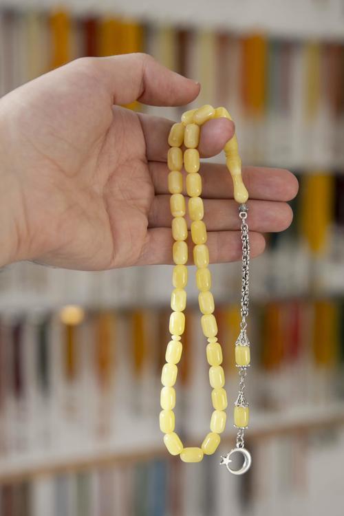 Güzel Çekimli Kapsül Tane Beyrut Damla Toz Kehribar Tesbih