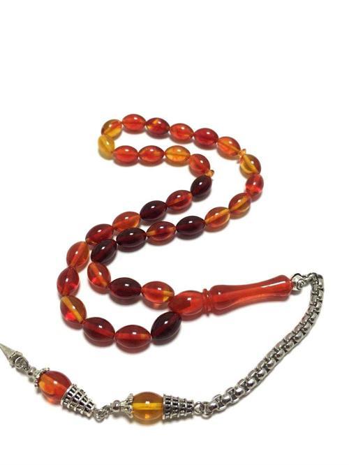 Hareli Turuncu Tonlarda Toz Tesbih