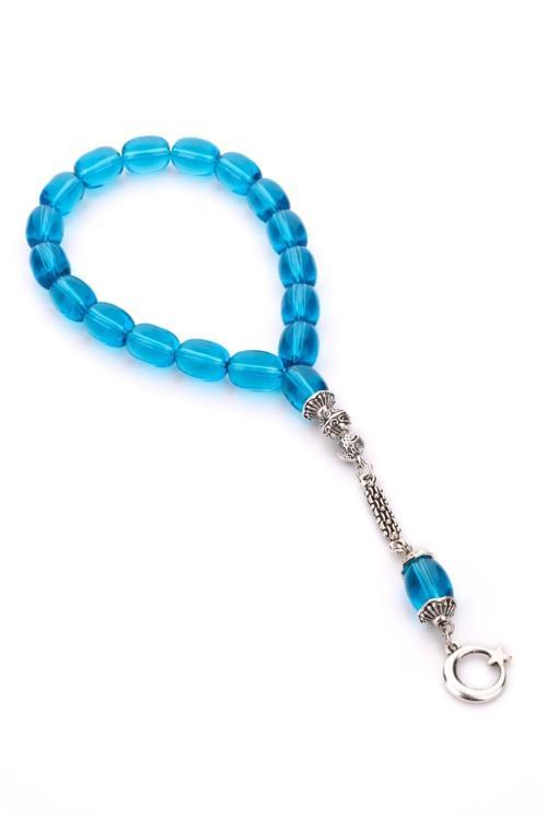 Su Yeşili 17'lik Stres İçin Cam Tesbih