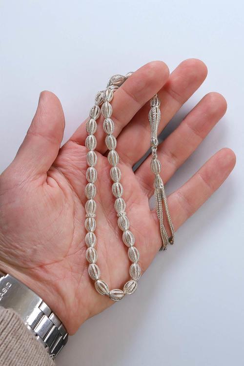 Yarma Model 925 Ayar 33'lük Saf Gümüş Tesbih