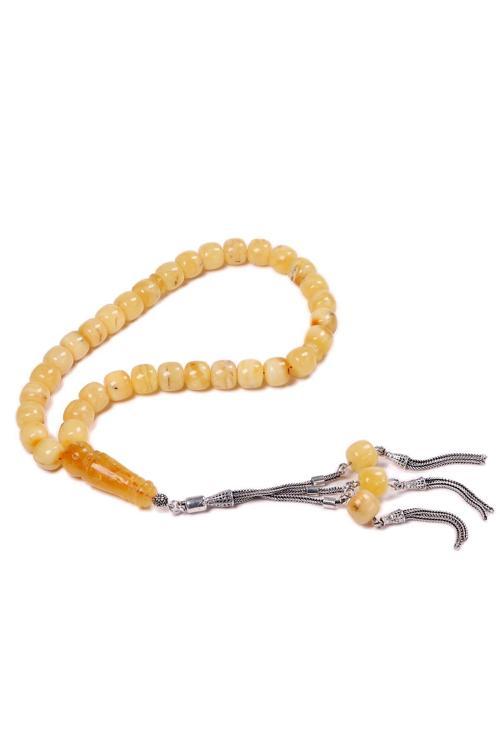 Isındımı Çam Kokusu Veren Damla Kehribar Tesbih