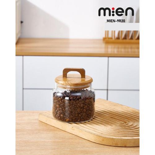 MİEN AKASYA KAPAKLI BOROSİLİKAT CAM KAVANOZ 850 ml