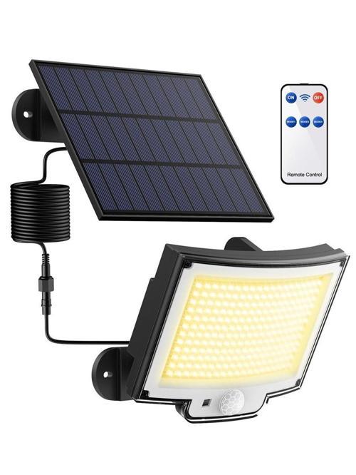Güneş Enerjili, Hareket Sensörlü, 228 Boncuk LED Aydınlatma / GT-SL33