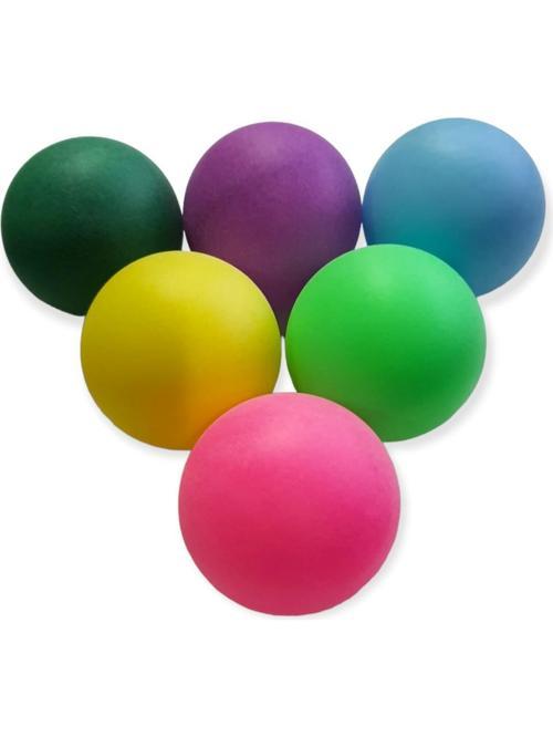 Masa Tenisi Pinpon Topu Renkli 6 Adet