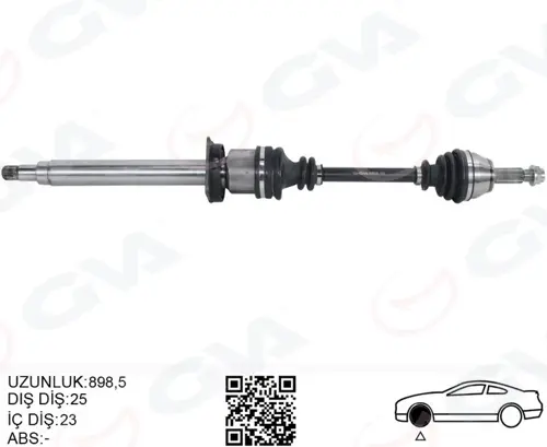 ÖN AKS KOMPLE SAĞ FORD FIESTA 4 1.2025 1.4 165 1.8TD 1995-2002 97FX3219DA 1059520