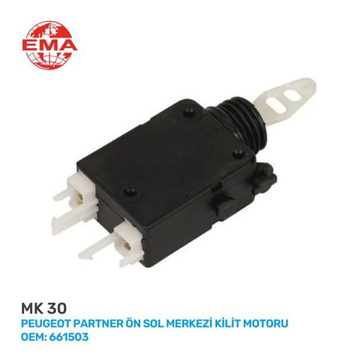 ÖN SOL MERKEZİ KİLİT MOTORU PEUGEOT PARTNER 6615 03
