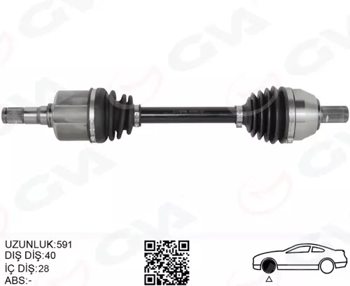 ÖN AKS KOMPLE SOL FORD MONDEO 4 2.0 TDCI 2007-2014 OTOM. AG913B437JC 1803654 8G913B437BA