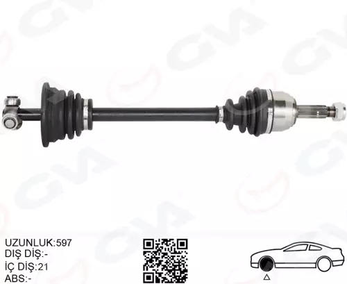 ÖN AKS SOL RENAULT EXPRESS F40.G40 1.9 D 1985-1998 7701351937 8200323960 7701351195