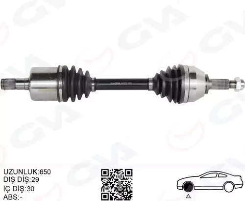 ÖN AKS SOL RENAULT KOLEOS HY 2.0 DCI A-T 2008-2014 39101JY04A 383002014R 39101JG74D