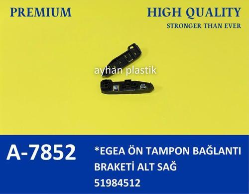 ÖN TAMPON TUTUCU BRAKET SAĞ DIŞ TARAF EGEA 2015 51984512 (5 ADET)