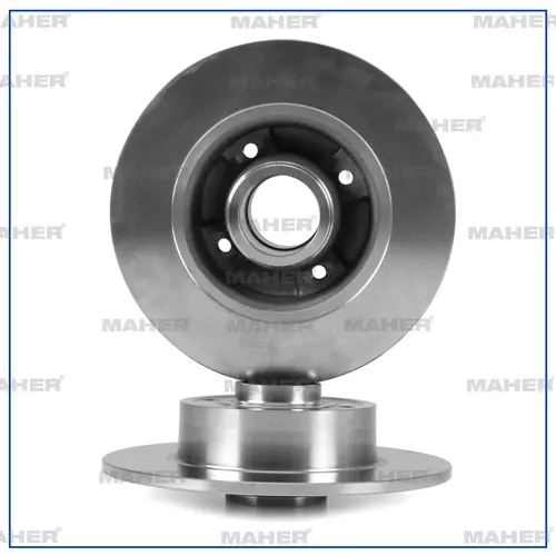 FREN DİSKİ MEGANE 2 2002-2008 / CLIO 3 2005-2012 ABSLİ PORYALI RULMANSIZ ARKA DÜZ 240-4 7701207823