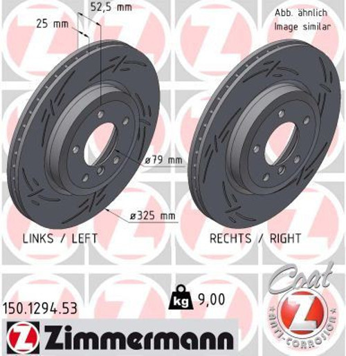 FREN DISKI ON BMW E46 E85 E86 CIZGILI 34116864047 (2 ADET)