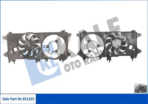 FAN MOTORU DAVLUMBAZLI FIAT DOBLO 1.3 MJET 2003 1.9JTD 2001 EURO 3 TEK MOTORLU KLİMASIZ 51755589