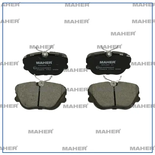 FREN BALATA MERCEDES 1982-1993 W201 190 SERİ ÖN A0004299120