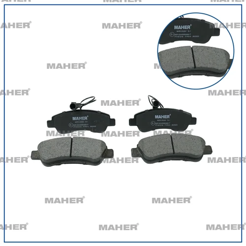 FREN BALATA DUCATO 2012-2014 / JUMPER 2012-2014 / BOXER 2012-2014 (ÇİFT FİŞLİ UZUNLUK 136.9MM) ARKA AKSESUARLI 77366679