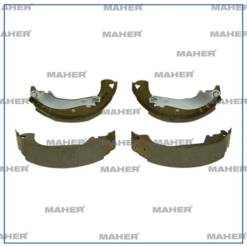 FREN BALATA DOBLO 1 2001-2010 LEVYELİ PABUÇ ARKA (AP LOCKHEED FREN SİSTEMİ İÇİN) +1MM 77362452