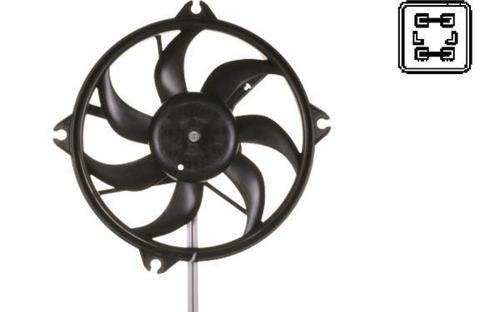 FAN MOTORU ÇERÇEVELİ PARTNER 2-BERLINGO 3-XSARA PICASSO 1.6HDI 460W-385MM 1253 C8
