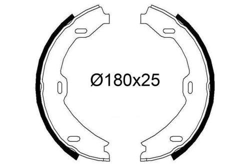 FREN BALATASI ARKA PARK FRENI MERCEDES S-CLASS W220 C215 1999-2006 A2204200520