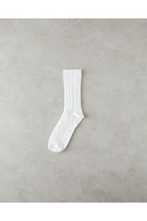 Mauve Kadın Soket Çorap Ekru