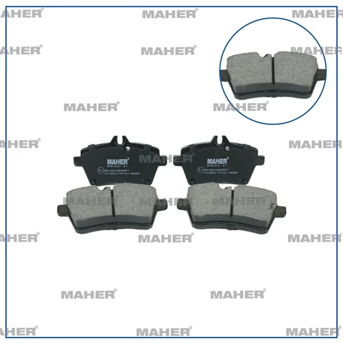 FREN BALATA MERCEDES 2004-2012 W169 A SERİ / MERCEDES 2005-2011 W245 B SERİ ÖN A1694200220