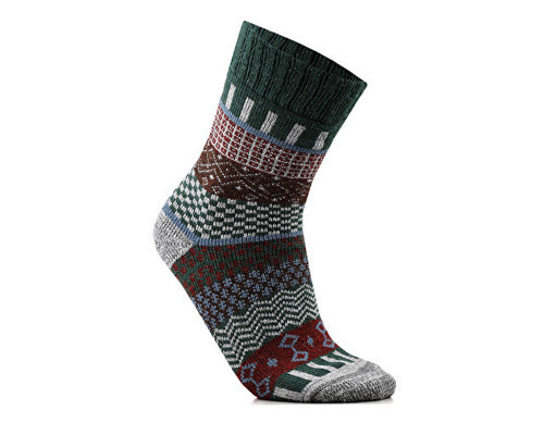 SVEA-YESİL Unisex Günlük yün Çorap SVEA-YESIL Renkli