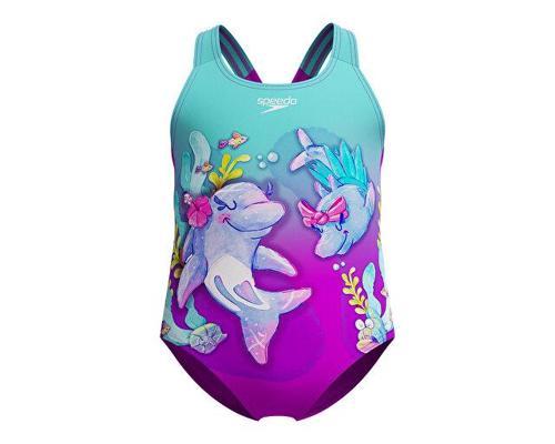 SPEEDO PLMT PT 1 PC IF BLUE Kız Çocuk Mayosu 8-00373918255 Mavi