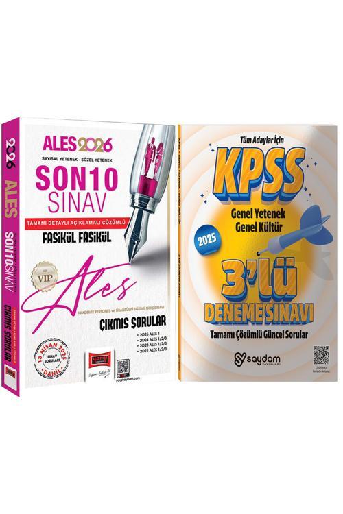 2026 ALES VIP Sözel-Sayısal Yetenek Son 10 Sınav Fasikül Detaylı Açıklamalı Çıkmış Sorular-3 Deneme